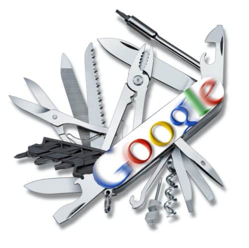 canivete suiço google contas