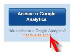 link inscrição google analytics