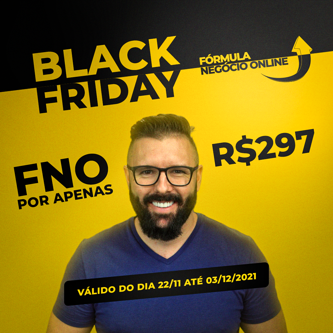fórmula negócio online fno black friday R$ 297
