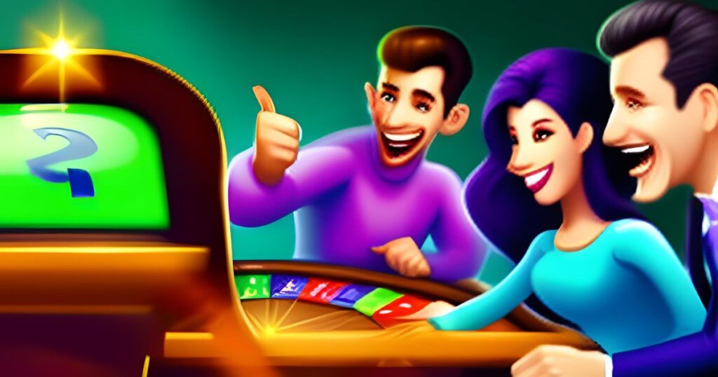 Imagem de um jogador entusiasmado em uma mesa de apostas, mostrando confiança e emoção enquanto joga para ganhar dinheiro extra online - jogos de apostas para ganhar dinheiro