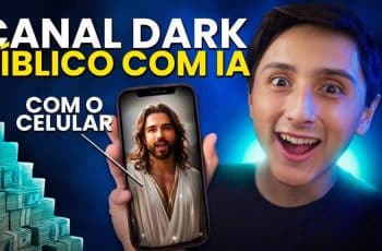 Como Criar um CANAL DARK BÍBLICO usando IA pelo Celular (Passo a Passo Rápido e Simplificado)