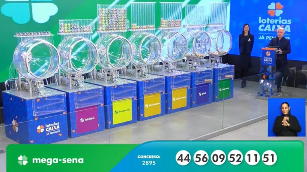 Resultado do concurso 2.895 da Mega-Sena