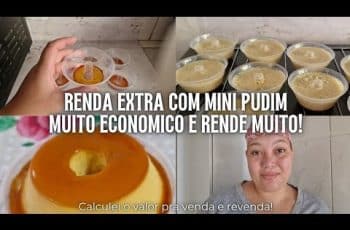 Ganhe dinheiro com MINI PUDIM — receita simples e que TODO MUNDO AMA!