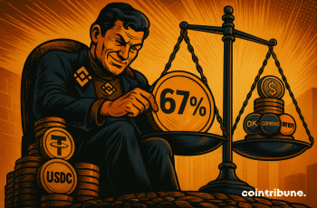 Binance concentra 67% das reservas de stablecoins, um nível histórico