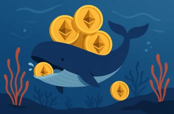 Baleias de ETH acumulam 1,73 mil milhões de dólares em três dias durante queda de preços