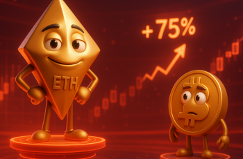 Ethereum x Bitcoin Especialistas projetam alta explosiva do ETH de 75%