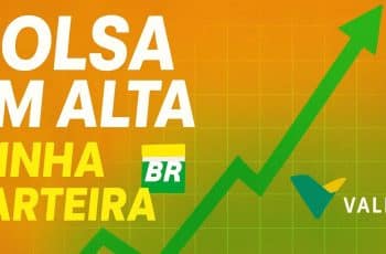 bolsa de valores em alta e a minha carteira tambem
