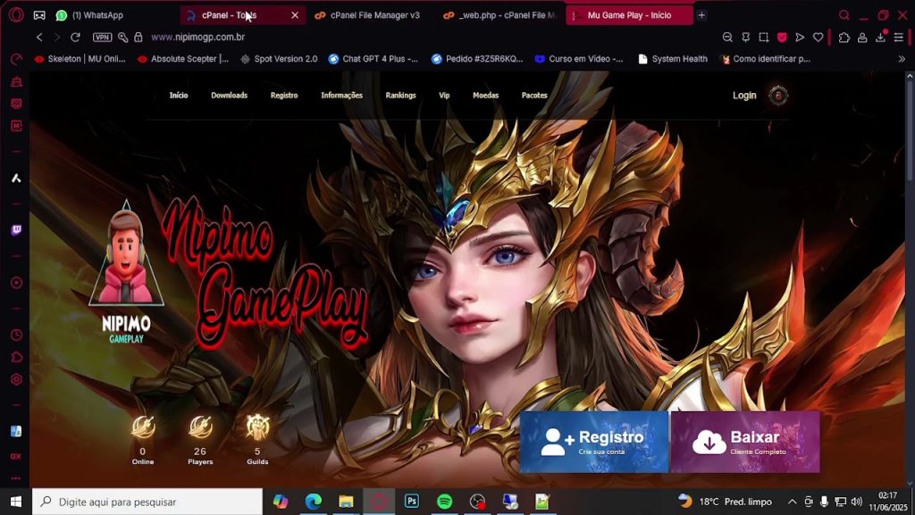 TUTORIAL DE SEGURANÇA PARA BANCO DE DADOS MU ONLINE