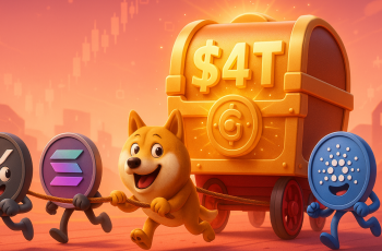 XRP, Solana, Dogecoin e Cardano puxam boom de US$ 4 trilhões no mercado de criptomoedas