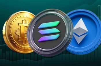 Análise do Bitcoin, Ethereum e Solana