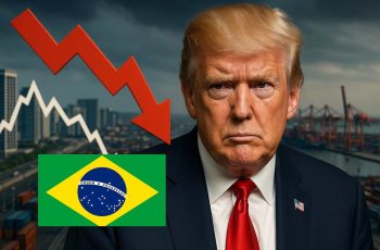 Fazenda alerta que tarifaço de 50% de Trump pode cortar 0,2 ponto do PIB do Brasil até 2026, afetando exportações e investimentos.