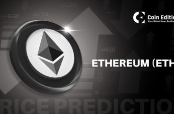 Ethereum é negociado a US$ 4.160, testando resistência de US$ 4.396 dentro de triângulo simétrico de um ano. 4 Ethereum-ETH-Price-Prediction-Analysis-This-Month