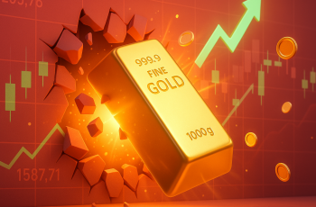 Ouro rompe barreira dos US$ 3.800 impulsionado pelo mercado de ações