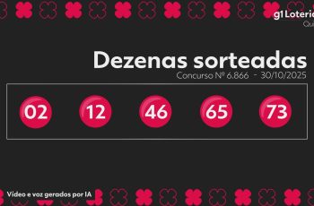 Quina: resultado do concurso 6866 e números sorteados hoje 12