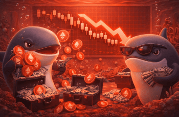 Baleias apostam pesado em Ethereum: US$ 1,2 bilhão entra em jogo enquanto gráfico ameaça queda