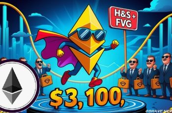 Previsão de preço do Ethereum: ETH se estabiliza acima de US$ 3,100 com padrão ombro-cabeça-ombro e zona FVG moldando a perspectiva de mercado.