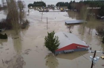 Looters in kayaks target flooded Snohomish farm as historic flooding continues