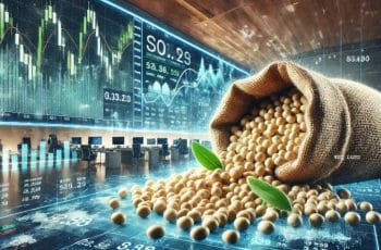 Soja volta a subir na Bolsa de Chicago nesta 4ª feira