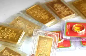 Ouro encerra em alta, alcançando US$ 5.041 por onça em 9 de fevereiro de 2026. 1 Vietnam.vn - Nền tảng quảng bá Việt Nam