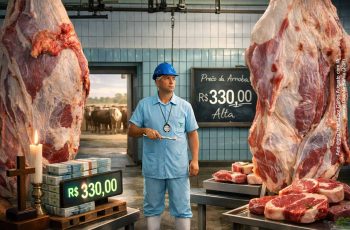 Arroba do boi fecha em R$ 330 em Feira de Santana e mercado mantém firmeza mesmo na Quaresma