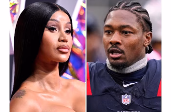 Diggs se declara inocente de acusações de estrangulamento enquanto enfrenta processo por difamação e assédio 1 Cardi B appears at the MTV Video Music Awards in Newark, N.J. on Sept. 12, 2023, left, and New England Patriots wide receiver Stefon Diggs appears at an NFL football game in Foxborough on Sept. 7, 2025.