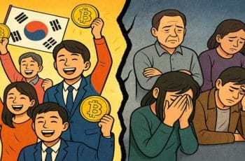 Sul-coreanos ficam momentaneamente milionários com bitcoin (BTC).