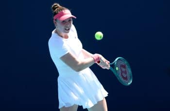 Gibson handles Jovic for fifth top 20 win as Rybakina awaits