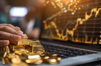 Ouro recua 14,6% em março, a maior queda mensal desde 2008, após atingir US$ 5.416 por onça troy em janeiro. 1 ouro recorde