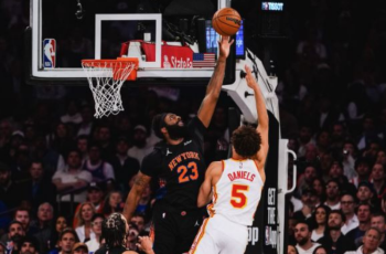 New York Knicks vence Atlanta Hawks por 126 a 97 e fica a uma vitória da semifinal da Conferência Leste 6 NBA: New York Knicks vence Atlanta Hawks e se aproxima de classificação