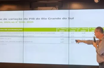 PIB do Rio Grande do Sul cresce 0,9% em 2025, totalizando R$ 753,2 bilhões, segundo o Departamento de Economia e Estatística 2 PIB do Rio Grande do Sul cresce 0,9% em 2025