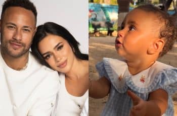 Neymar Jr e Bruna Biancardi são pais de Mel - Foto: Reprodução / Instagram @queiroz @brunabiancardi