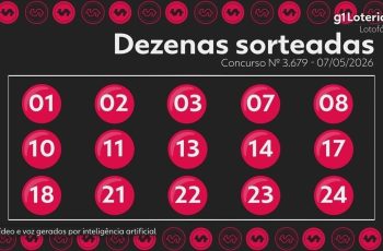 Resultado do concurso 3679 da Lotofácil e números sorteados hoje 9