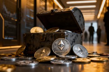 Ethereum acumula 17,4 milhões de tokens em grandes carteiras, representando 22,03% da oferta total 3 Gráfico sobre concentração de Ethereum em grandes carteiras