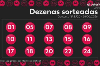 Lotofácil: concurso 3720 sorteia números; 5 apostas ganham R$ 1,6 milhão cada 3