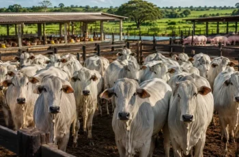 Boi gordo recua para R$ 349,45, queda diária de 0,99% em São Paulo 4 Boi gordo recua em SP e arroba fica abaixo de R$ 350