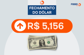 Dólar comercial encerra em alta de 1,78%, a R$ 5,156 nesta sexta-feira (5.jun.2026) 11 Dólar à vista atingiu a máxima de R$ 5,156