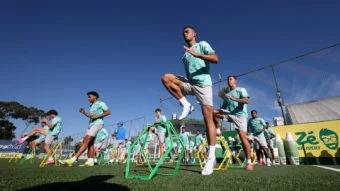 Palmeiras realiza treinos intensivos em preparação para jogo-treino contra o Juventus neste sábado 6 Verdão treina em dois períodos e se prepara para jogo-treino neste sábado – Palmeiras