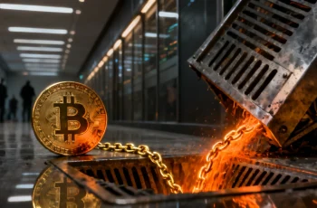 Bitcoin recua 1,35% após saída líquida de US$ 225,1 milhões em ETFs spot 1 Gráfico de quatro horas do Bitcoin