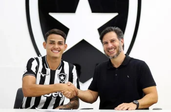 Lucas Emanuel renova contrato com o Botafogo até 2030 com multa rescisória de 130 milhões de euros 12 Natural de Assú, joia da base do Botafogo renova contrato com multa de R$ 755 milhões