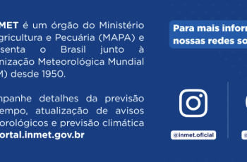Boletim do INMET prevê El Niño forte no Brasil até 2027 com impactos climáticos significativos em 2026 8 Instituto Nacional de Meteorologia - INMET
