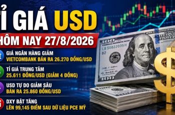 Dólar recua e encerra a 26.270 VND/USD no Vietcombank em 26 de agosto 2 Vietnam.vn - Nền tảng quảng bá Việt Nam