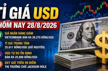 Dólar recua para 26.270 VND/USD no Vietcombank em 28 de agosto 2 Vietnam.vn - Nền tảng quảng bá Việt Nam