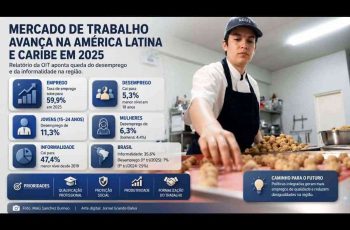 Taxa de desemprego na América Latina e Caribe cai para 5,3%, o menor índice em uma década, segundo OIT 9 OIT: Desemprego atinge menor nível em 10 anos na América Latina e Caribe, enquanto informalidade recua em 2025