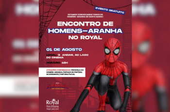 Encontro temático do Homem-Aranha acontece neste sábado no Royal Plaza Shopping em Santa Maria 4 Encontro de Homens-Aranha reunirá fãs com atrações gratuitas neste sábado em Santa Maria