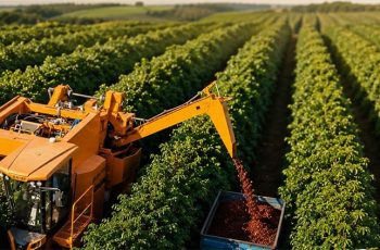 Colheita de café arábica atinge 87% no Cerrado Mineiro até 21 de agosto 9 Colheita de café arábica salta a 87% na região de atuação da Expocacer