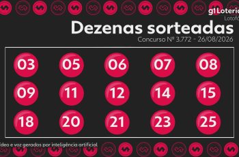 Resultado do concurso 3772 da Lotofácil e números sorteados hoje 9