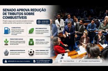 Petróleo tem arrecadação federal de R$ 28 bilhões entre janeiro e março de 2026, superando R$ 9 bilhões do ano anterior. 4 Senado aprova redução de tributos sobre combustíveis e envia projeto à sanção presidencial