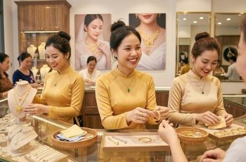 Ouro encerra em queda, cotado a 145,6 milhões de VND por onça no mercado SJC 6 Vietnam.vn - Nền tảng quảng bá Việt Nam