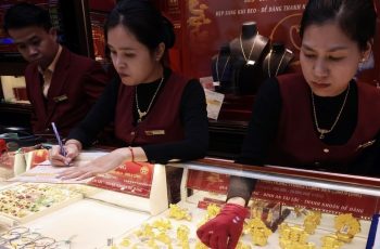 Ouro encerra em 146,7 milhões de VND por onça, com aumento de 600.000 VND hoje 4 Vietnam.vn - Nền tảng quảng bá Việt Nam