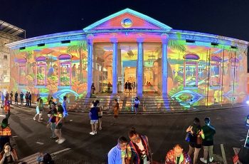 Museu da Cidade de Manaus se destaca durante o festival "#Sou Manaus 2026" com iluminação especial e valorização da cultura local 3 Museu da Cidade celebra história e identidade amazônica no ‘#Sou Manaus 2026’